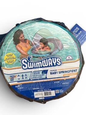 Baby Swim Float with Sun Canopy